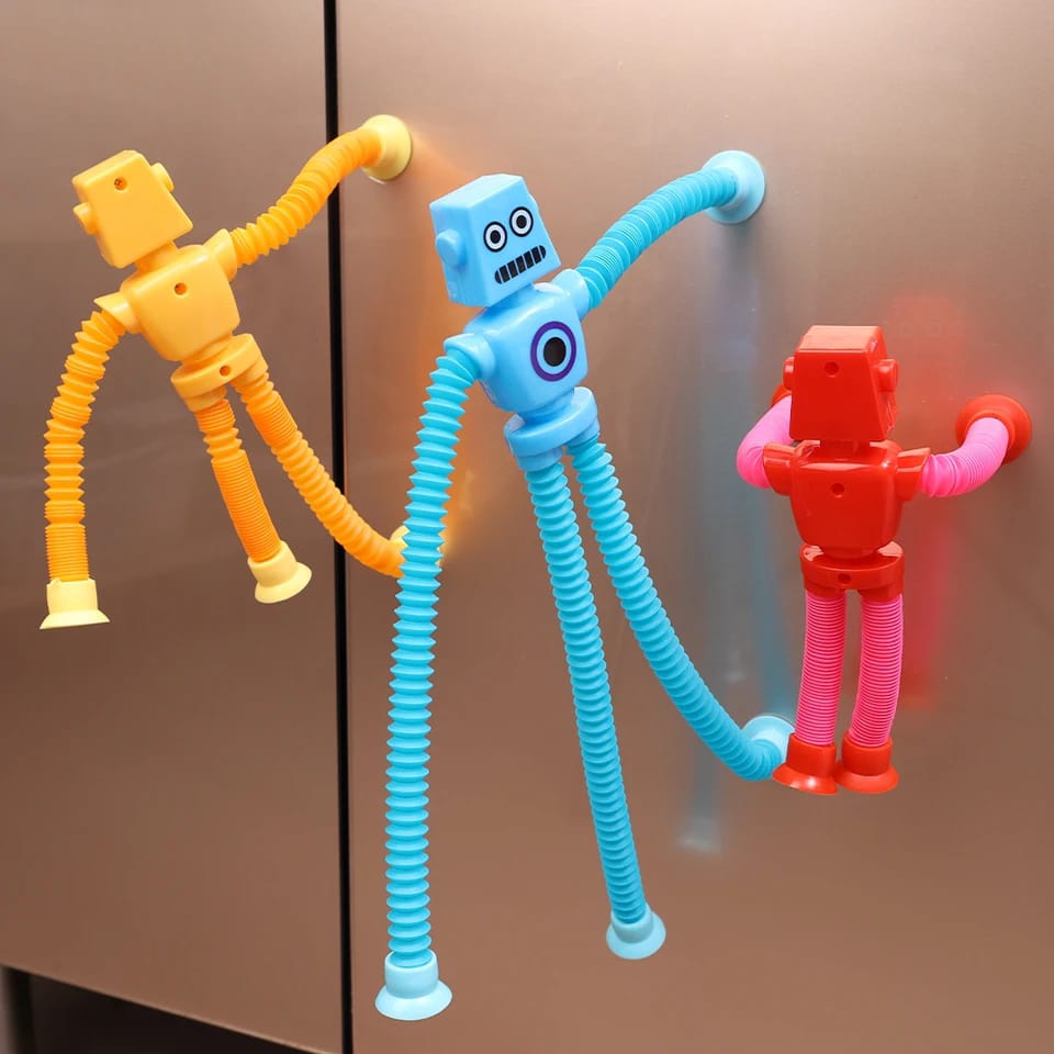 Cartoon Robot Pop Tube