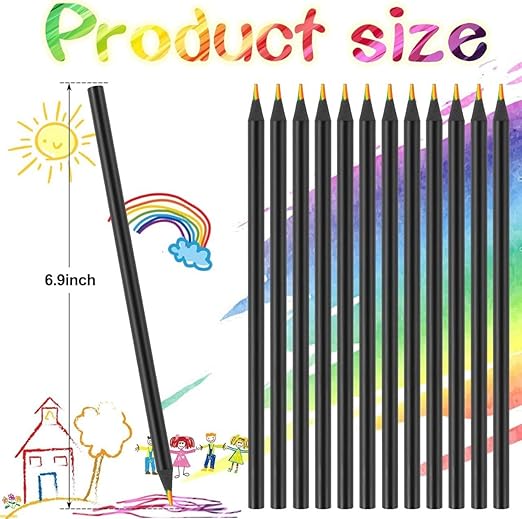 RAINBOW COLOUR PENCIL (Pack Of 6)