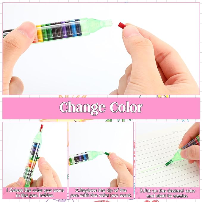 MINI CRAYON PEN 20 CLR