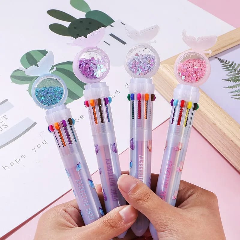 Butterfly Colorful Ball Pen