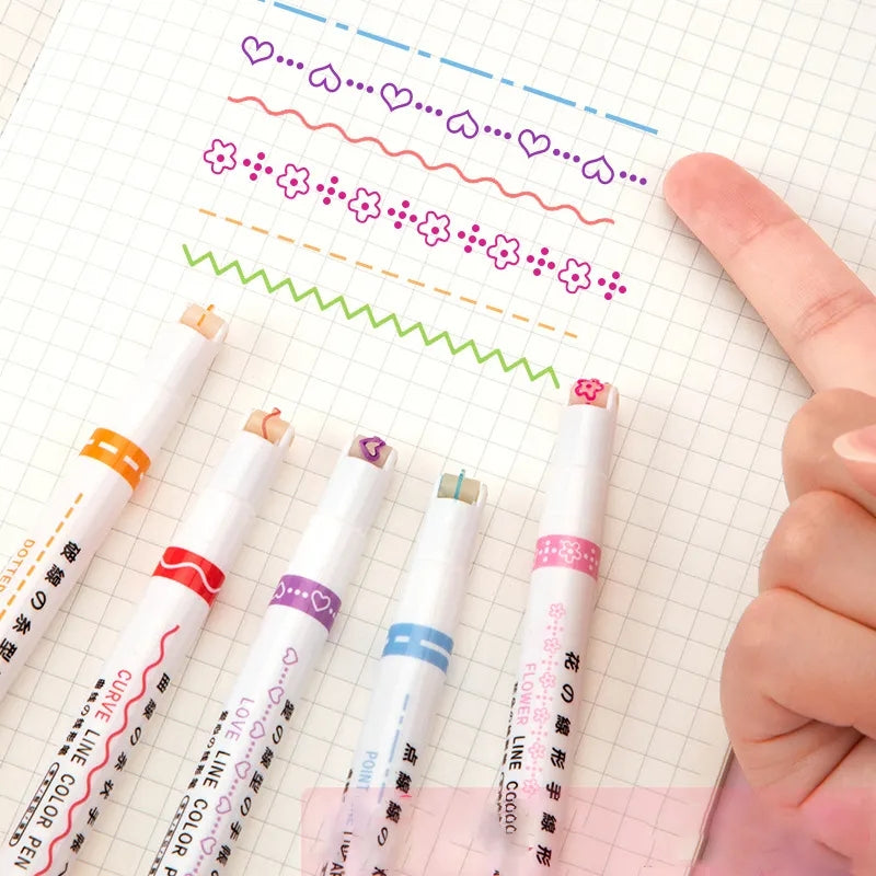 Creative stamp marker pens for kids In An Assortment Of Designs 