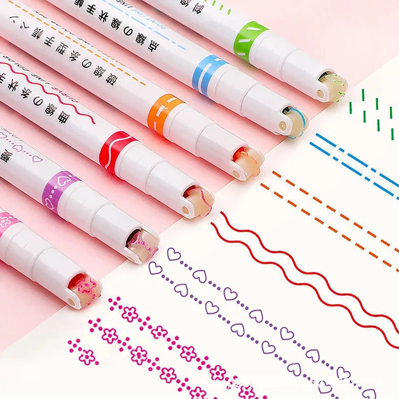 6pcs Mixed Color Planner Markers